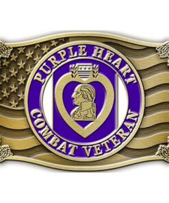Veteran Purple Heart Belt Buckles
