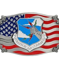 United States Air Force Strategic Air Command Emblem Belt Buckle