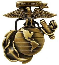 Eagle Globe And Anchor Semper Fi Belt Buckle