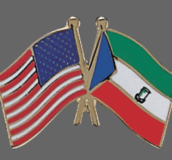 Equatorial Guinea Friendship Pins