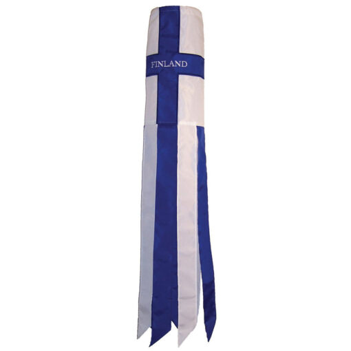 Finland 40" Flag Windsock, Finland Flag Windsock