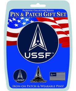 GIFT SET-USSF SPACE FORCE (3 Pins & 1 Patch) 