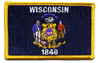 2"x3.5" Wisconsin Rectangle Patch