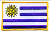 2"x3.5" Uruguay Rectangle Patch
