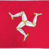 Isle of Man Flag 3ft x 5ft, Isle of Man 3'X5' Polyester Flag, Isle of Man 3x5' Poly Flag