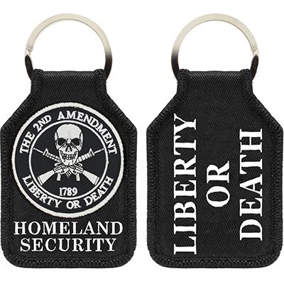 KEY RING-2ND AMENDMENT EMBR.