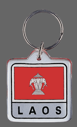 laos-AFK Laos Key Chain - Image 1