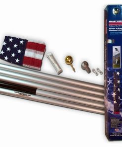 Aluminum In-Ground Flagpole Set