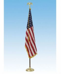 12' Presentation Set W/ 5'x8' US Flag