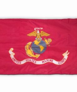 3'x5' Printed Nyl. Polyester Marine Corps Flag