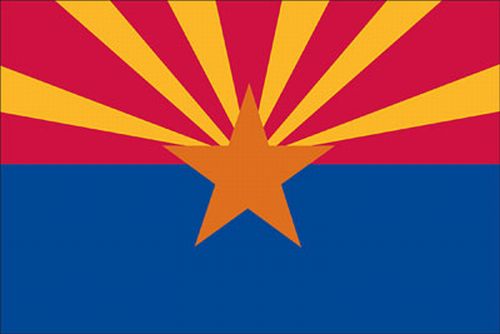 lg1_000185 Arizona 5'x8' Poly-II Flag - Image 1