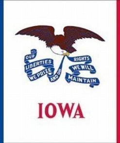 Iowa 4'x6' Ply-2 Flag