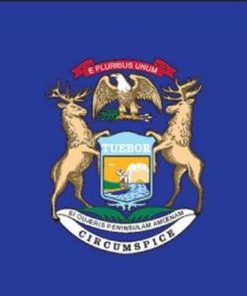 Michigan 5'x8' Poly-II Flag