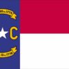 4'x6' Printed State of North Carolina Flag