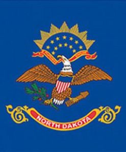 North Dakota 3’x5′ Ply-2 Flag