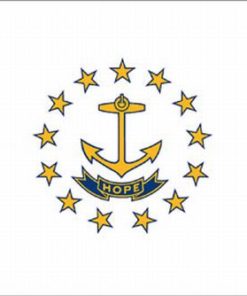 Rhode Island 5'x8' Poly-II Flag