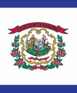 West Virginia 5'x8' Poly-II Flag