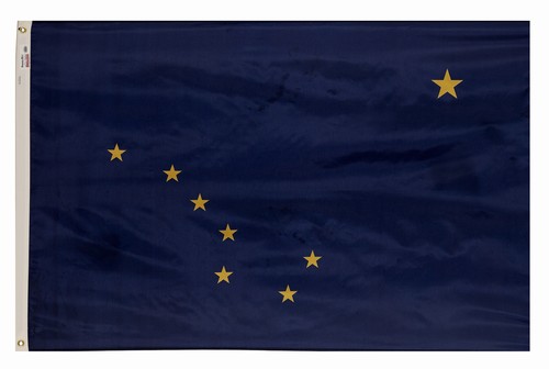 lg1_000343 Alaska 5'x8' Nylon Flag - Image 1