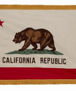 California 4'X6' Indoor/Parade Flags with Pole Hem