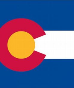 Colorado State Flag 12'x18' Applique Nylon
