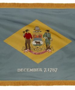 4'x6' Applique Nylon Indoor Delaware Flag