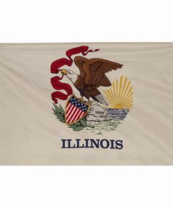 Illinois 5'x8' Nylon Flag