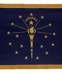 3'x5' Applique Nylon Indoor Indiana Flag