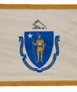 3'x5' Applique Nylon Indoor Massachusetts Flag