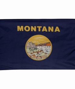Spectramax 3'x5' Nylon Montana Flag, Montana State 3 ft x 5 ft Nylon Flag, Nylon Outdoor Montana 3 ft x 5 ft State Flag