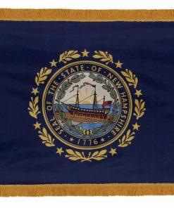 4'x6' Applique Nylon Indoor New Hampshire Flag