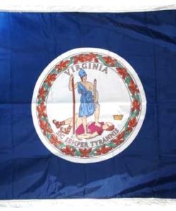 4'x6' Applique Nylon Indoor Virginia Flag