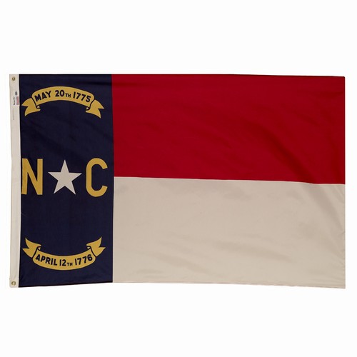 lg1_000789 North Carolina 3'x5' Printed Flag - Image 1