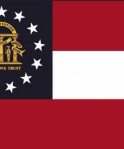 Georgia 4"x6" Stick Flag
