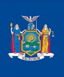 New York 4"x6" Stick Flag