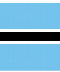 Botswana 4'x6' Nylon Flag