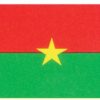 Burkina 2'x3' Nylon Flag