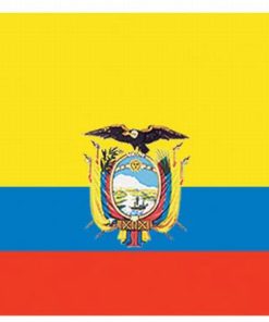 Ecuador 3'x5' Nylon Govt Flag