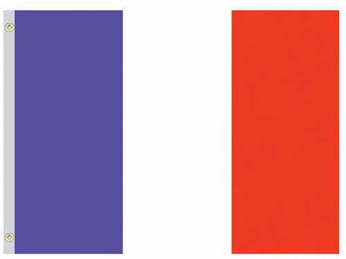 lg1_001189 France 5'x8' Nylon Flag - Image 1