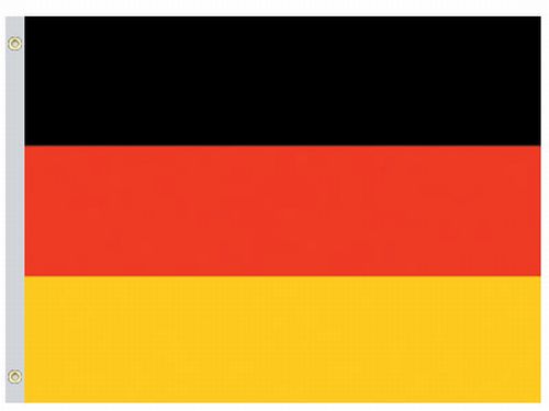 lg1_001203 Germany 3'x5' Nylon Flag - Image 1