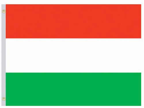 lg1_001256 Hungary 4'x6' Nylon Flag - Image 1