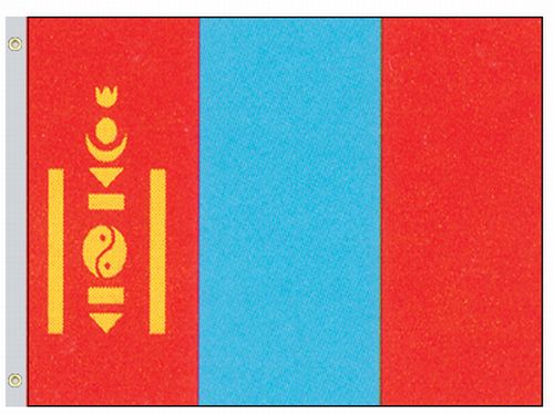 lg1_001421 Mongolia 4'x6' Nylon Flag - Image 1