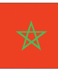 3'x5' Morocco Nylon Flags for Sale 100% American Made, 3 x 5' Nylon Morocco Flag, Morocco 3'x5' Nylon Flag