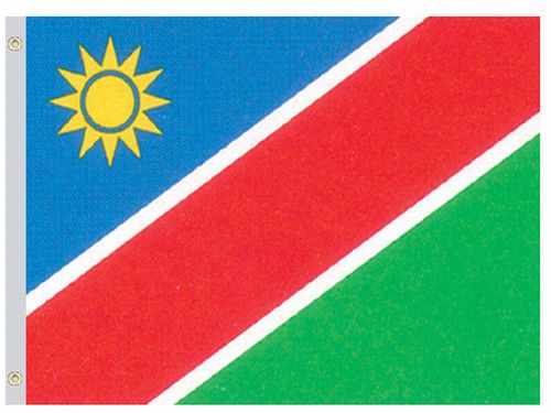 lg1_001442 Namibia 5'x8' Nylon Flag - Image 1