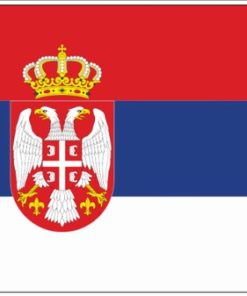 Serbia 4'x6' Nylon Flag