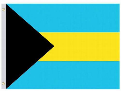 Bahamas 4"x6" Stick Flag