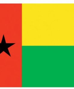 Guinea-Bissau 4"x6" Stick Flag