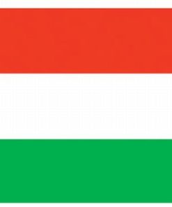 Hungary 4"x6" Stick Flag