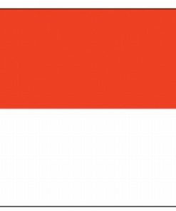 Indonesia 4"x6" Stick Flag