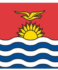 Kiribati 4"x6" Stick Flag