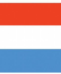 Luxembourg 4"x6" Stick Flag